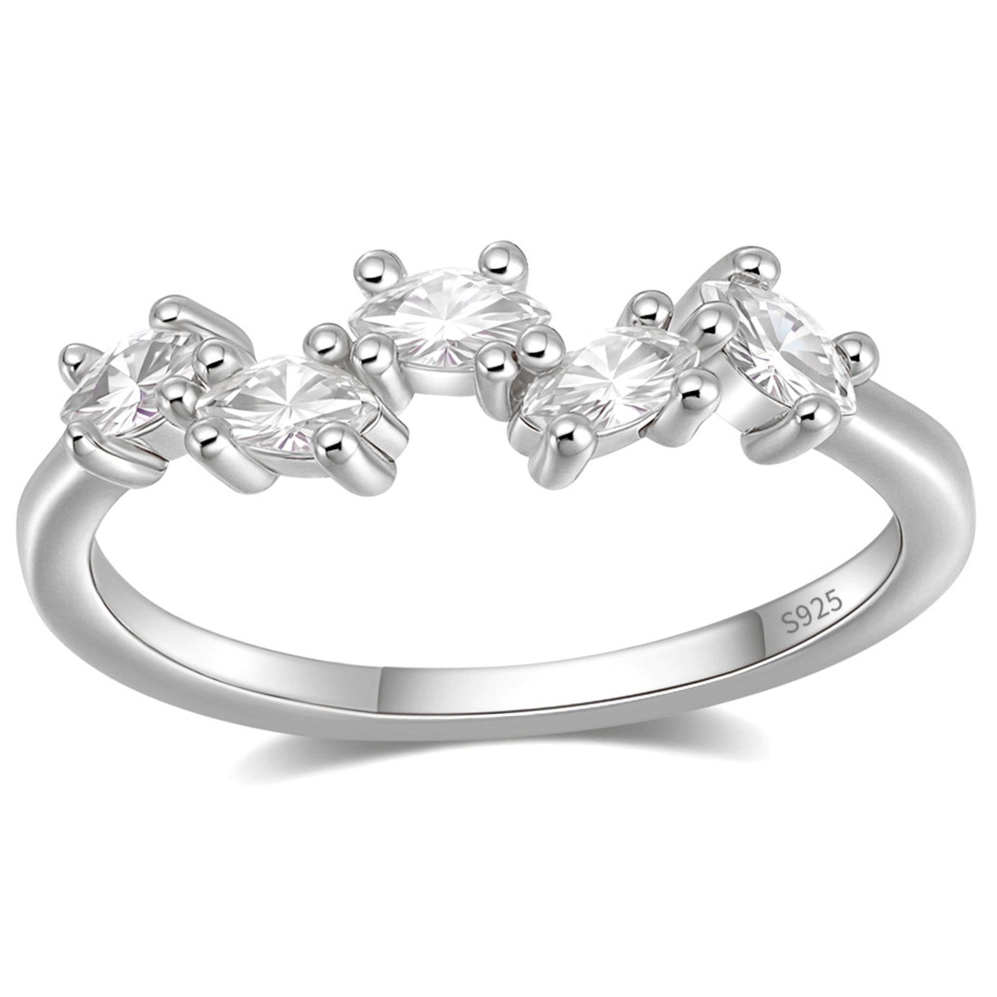 MarisHalfEternityRingforWomenSterlingSilverCZAnniversaryWeddingBandStackablebyGingerLyne_Gold-3