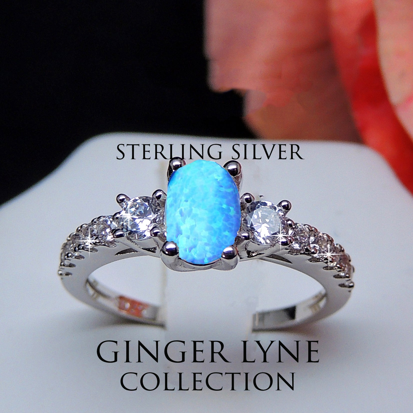 EmilyFireOpalSterlingSilverCzEngagementRingWomensGingerLyneCollection_Blue-2