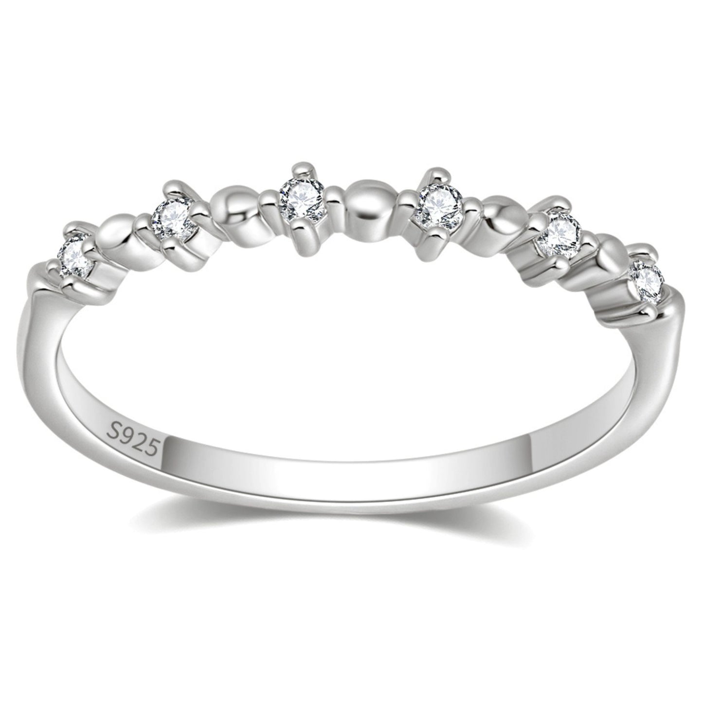 ElaraHalfEternityRingforWomenSterlingSilverCZAnniversaryWeddingBandStackablebyGingerLyne_Gold-2