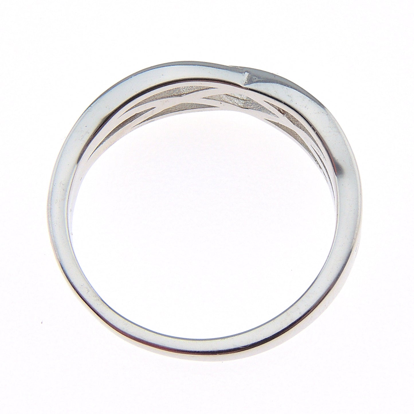 LanieWeddingBridalBandRingSterlingSilverWomensMensGingerLyneCollection_Silver-4