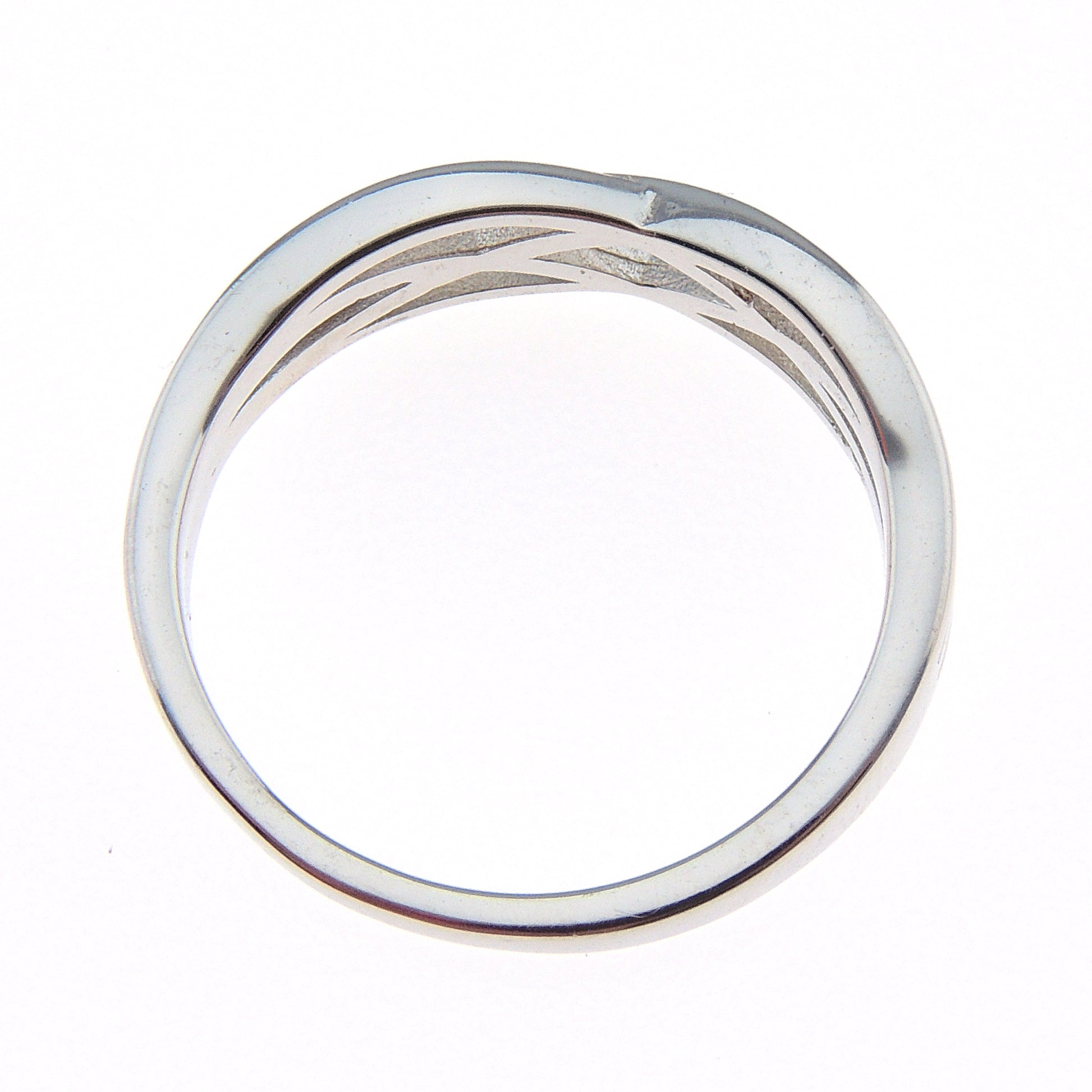 LanieWeddingBridalBandRingSterlingSilverWomensMensGingerLyneCollection_Silver-4