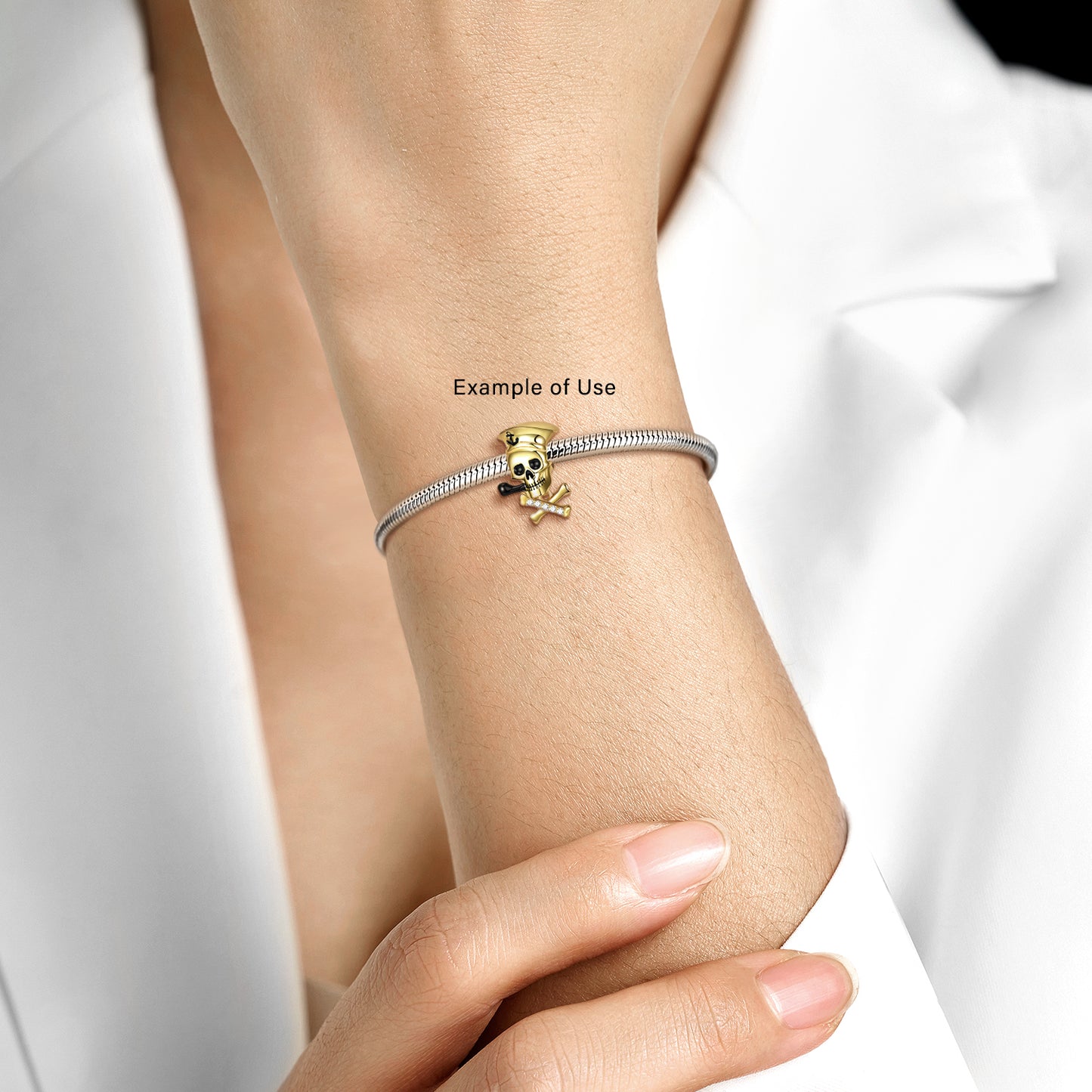 SkullSailorGothicCharmEuropeanBeadCZSterlingSilver-GingerLyneCollection_Gold-3