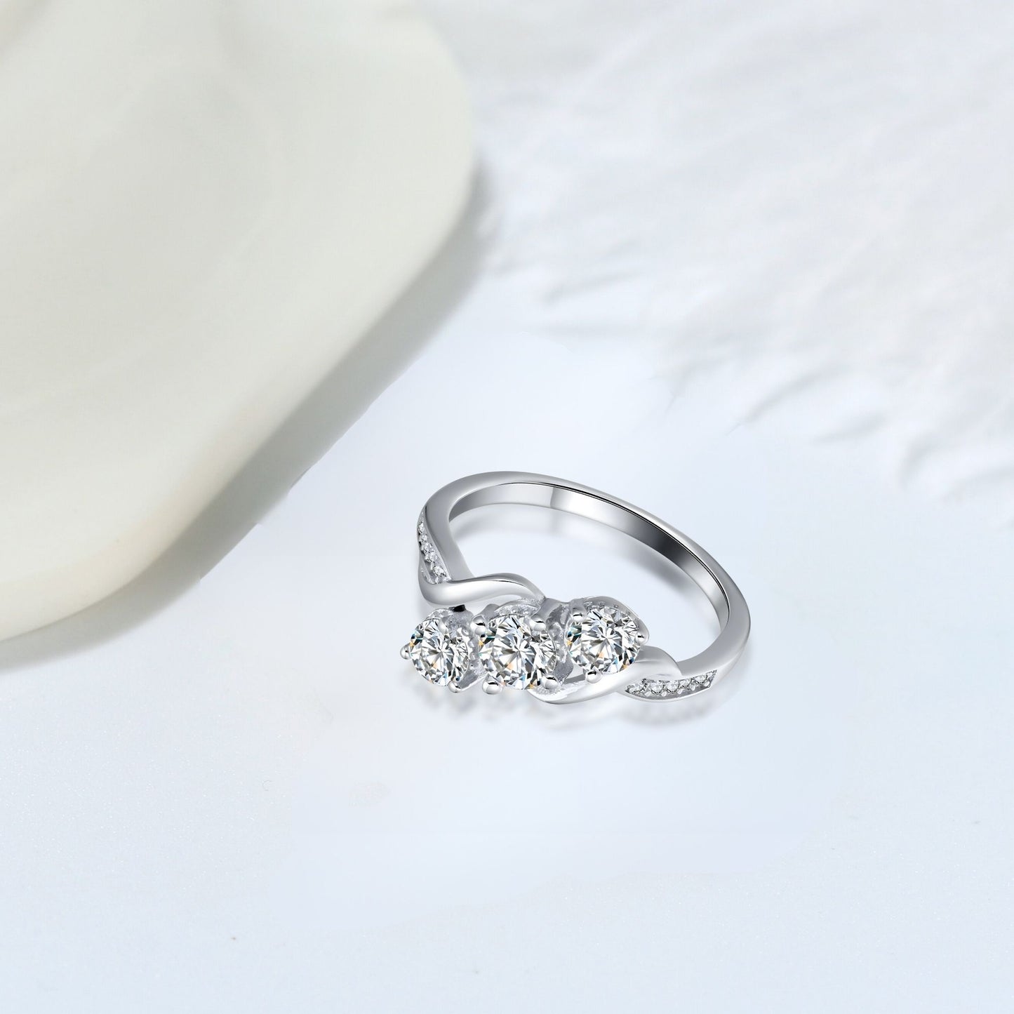 3StoneEngagementRingforWomenSterlingSilverCZWeddingRingGingerLyneCollection_Silver-5
