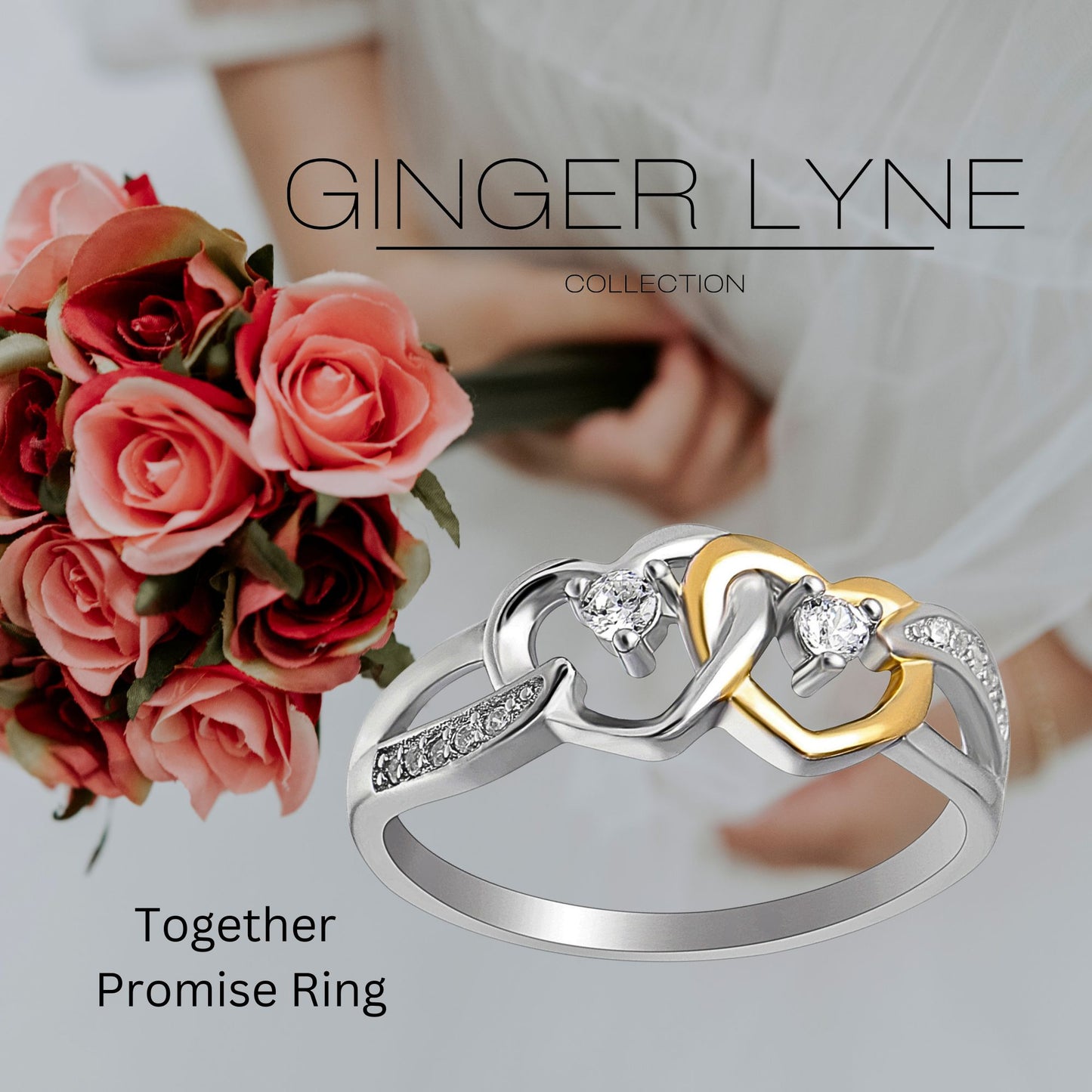 HeartsEngagementPromiseRingSterlingSilverCzWomensGingerLyneCollection_Silver-2