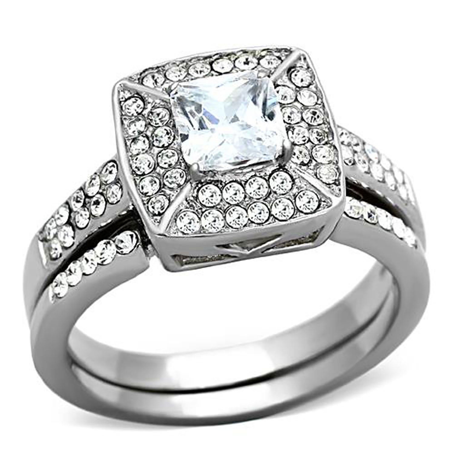 BritneyWeddingRingSetforWomenEngagementMatchingBandStainlessCzHaloGingerLyneSize5_Silver-1