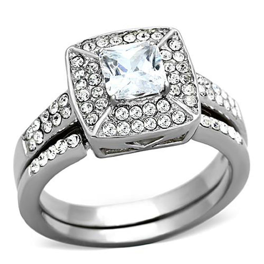 BritneyWeddingRingSetforWomenEngagementMatchingBandStainlessCzHaloGingerLyneSize5_Silver-1