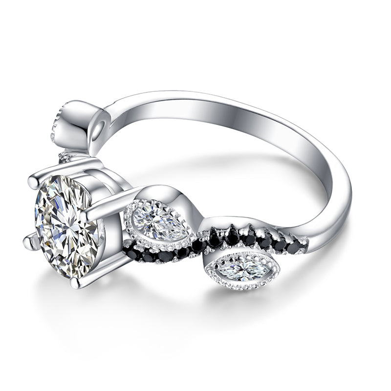 NorahEngagementRingforWomenSterlingSilverBlackZirconiaGingerLyneCollectionSize6_Black-3