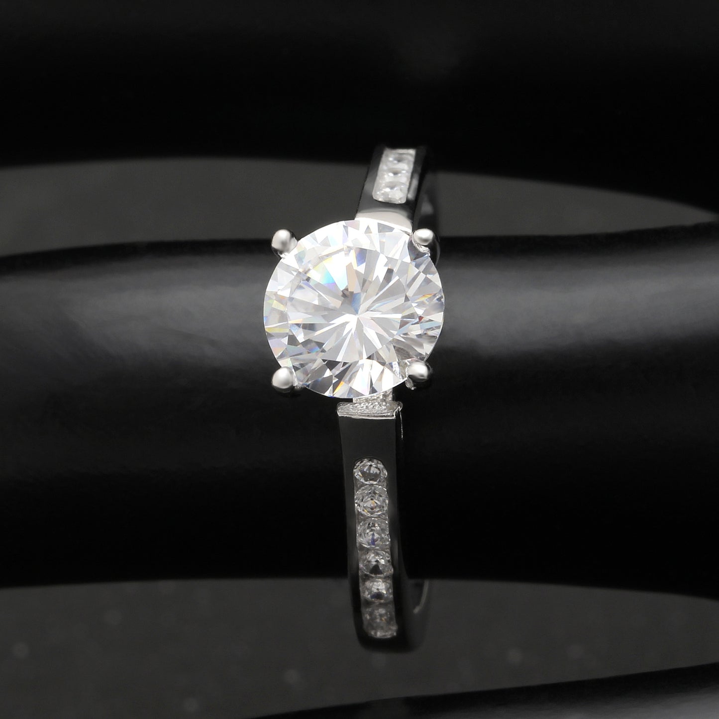 VictoriaEngagementRingSterlingSilverSolitaireWomensGingerLyneCollection_Silver-7