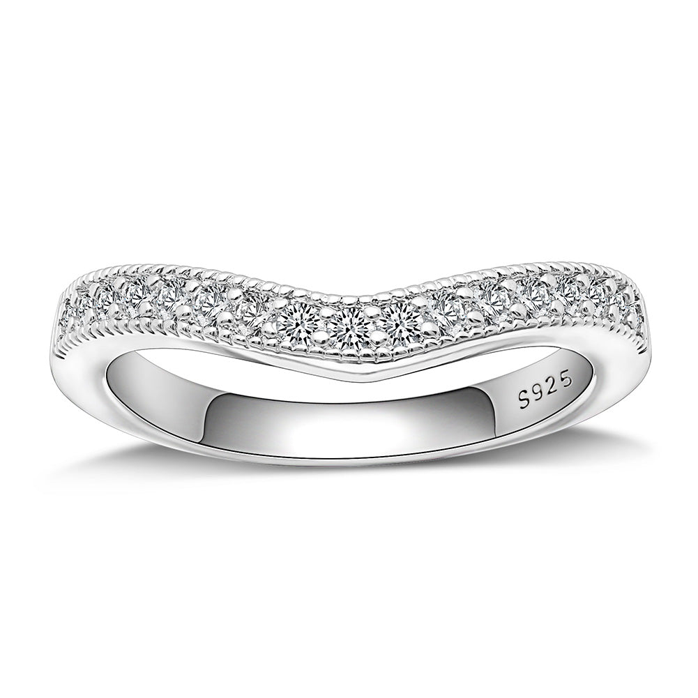 JulieannaAnniversaryBandRingSterlingSilverCzWomensGingerLyneCollection_Silver-1