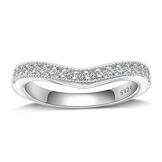 JulieannaAnniversaryBandRingSterlingSilverCzWomensGingerLyneCollection_Silver-1
