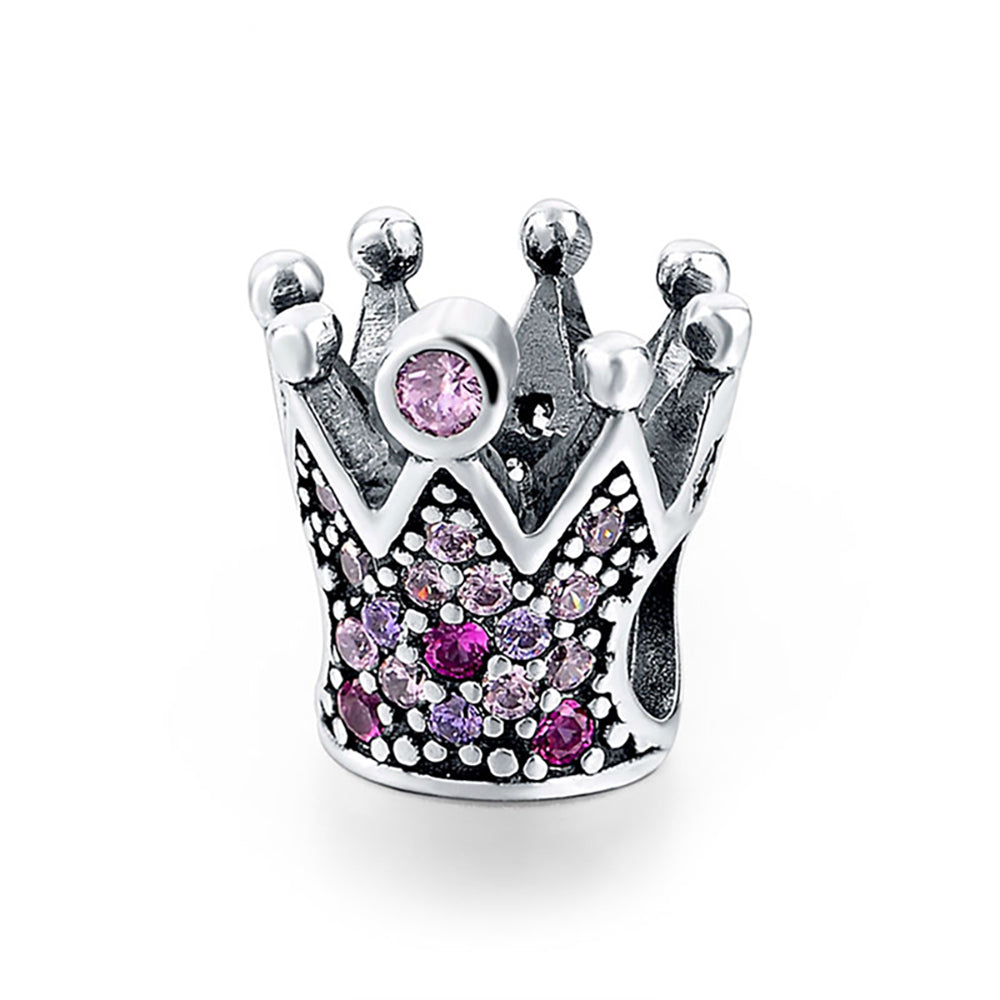 CrownCharmEuropeanBeadCZSterlingSilverGingerLyneCollection_Silver-1