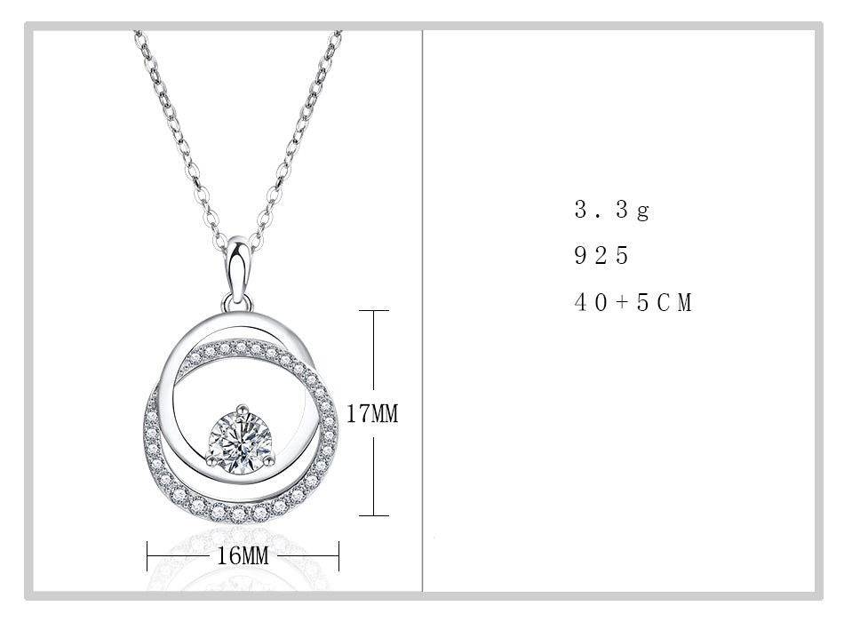 GalaInfinityPendantNecklaceWomensSterlingSilverCZGingerLyneCollection_Clear-5