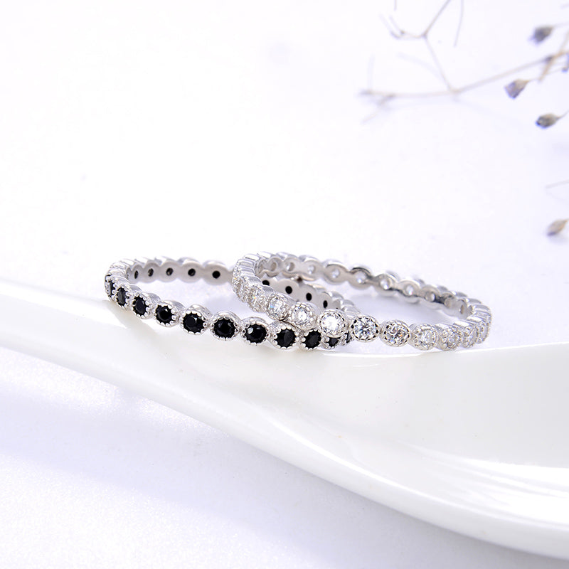 EternityWeddingBandRingforWomenCzSterlingSilverGingerLyneCollection_Clear-8