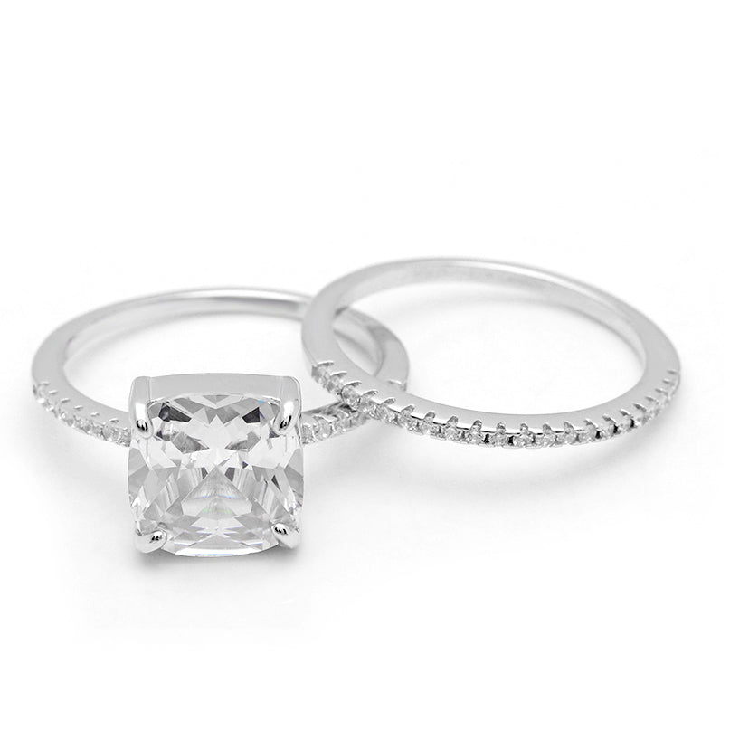 SavannahWeddingRingSetSterlingSilverEngagementWingCzBandGingerLyneCollection_Silver-2