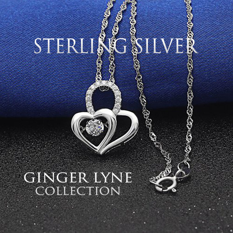 HeartSwingingStoneNecklaceSterlingSilverCzPendantGingerLyneCollection_Silver-5