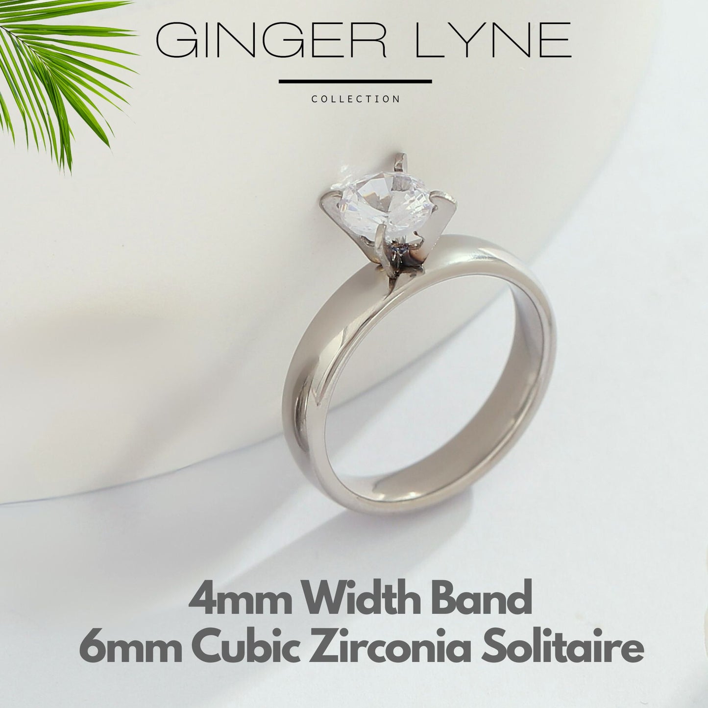 4mmGoldStainlessSteelWomenEngagementRingGingerLyneCollection_Silver-2