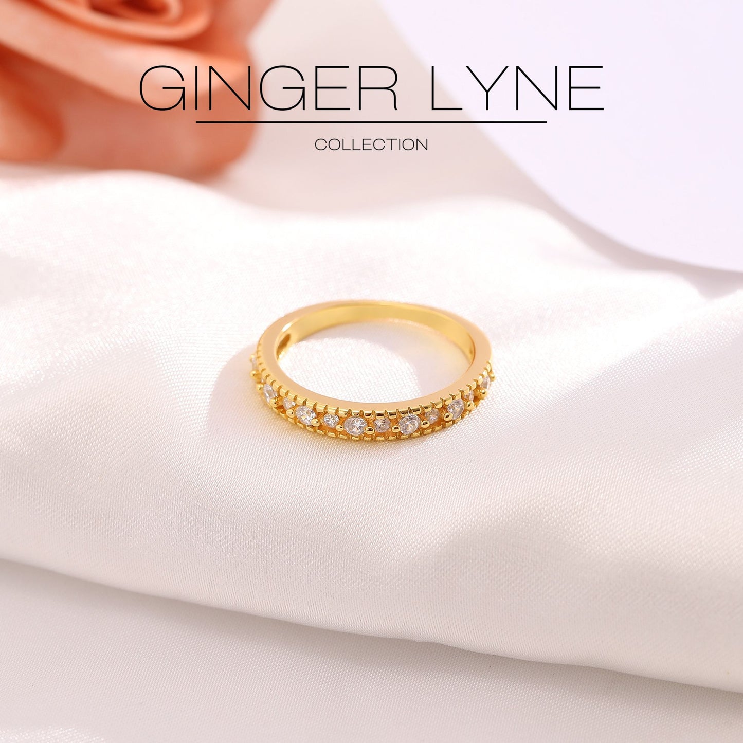 AlessiaWeddingBandforWomenSterlingSilverCZAnniversaryHalfEternityBandStackablebyGingerLyne_Gold-2
