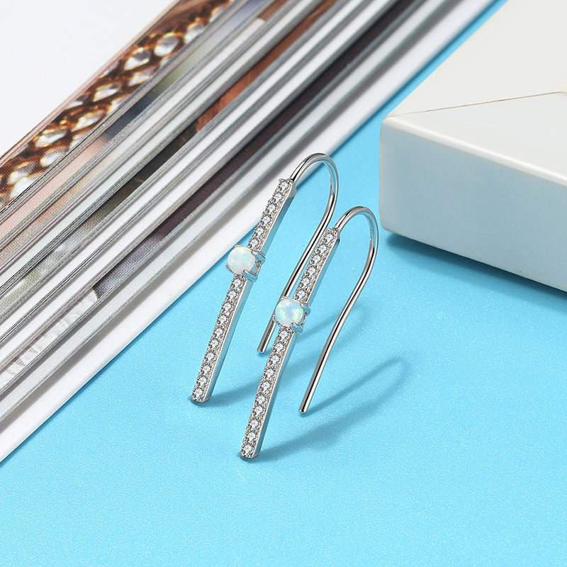 FishHookDropEarringsforWomenSterlingSilverOpalCzGingerLyneCollection_White-3