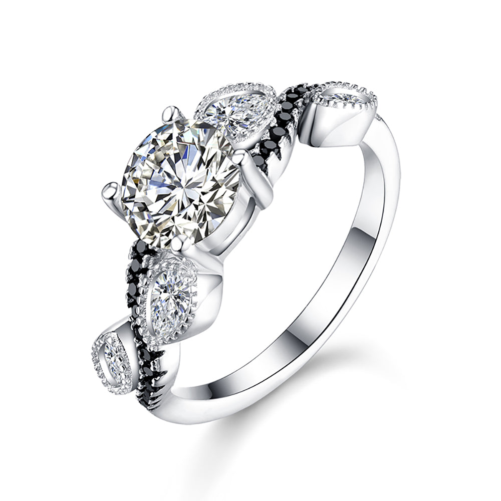 NorahEngagementRingforWomenSterlingSilverBlackZirconiaGingerLyneCollectionSize6_Black-1