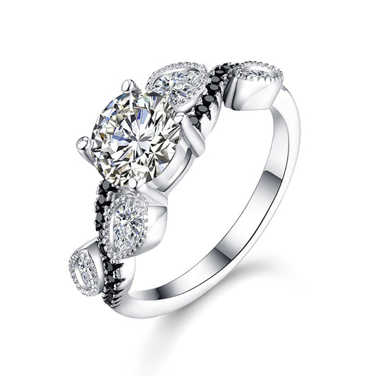 NorahEngagementRingforWomenSterlingSilverBlackZirconiaGingerLyneCollectionSize6_Black-1