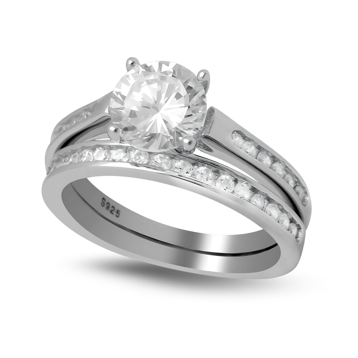 VictoriaWeddingRingSetforWomenSterlingSilver2ctEngagementRingMatchingBandbyGingerLyne_Silver-1