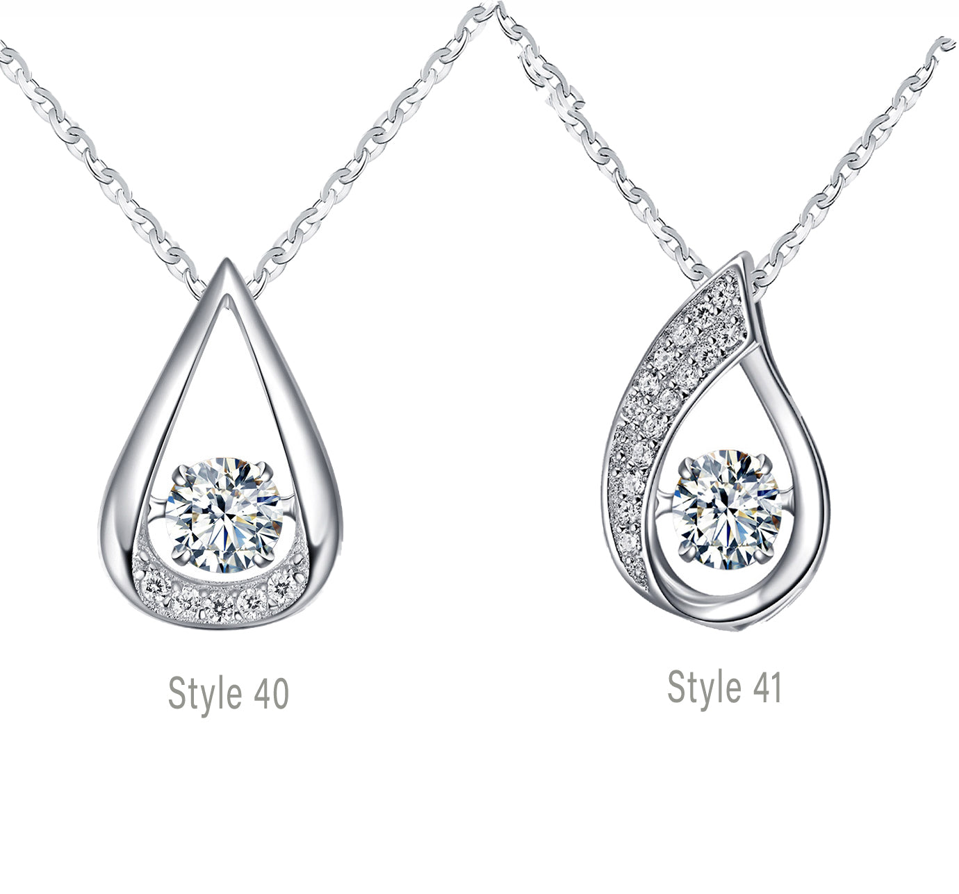 OvalNecklaceforWomanSterlingSilverPendantandChainSwingStoneGingerLyneCollection_Style40-2