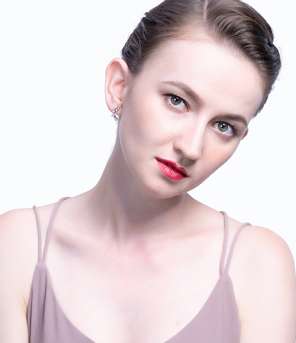 CurvedLeafStudWrapEarringsforWomenSterlingSilverCzGingerLyneCollection_Silver-6