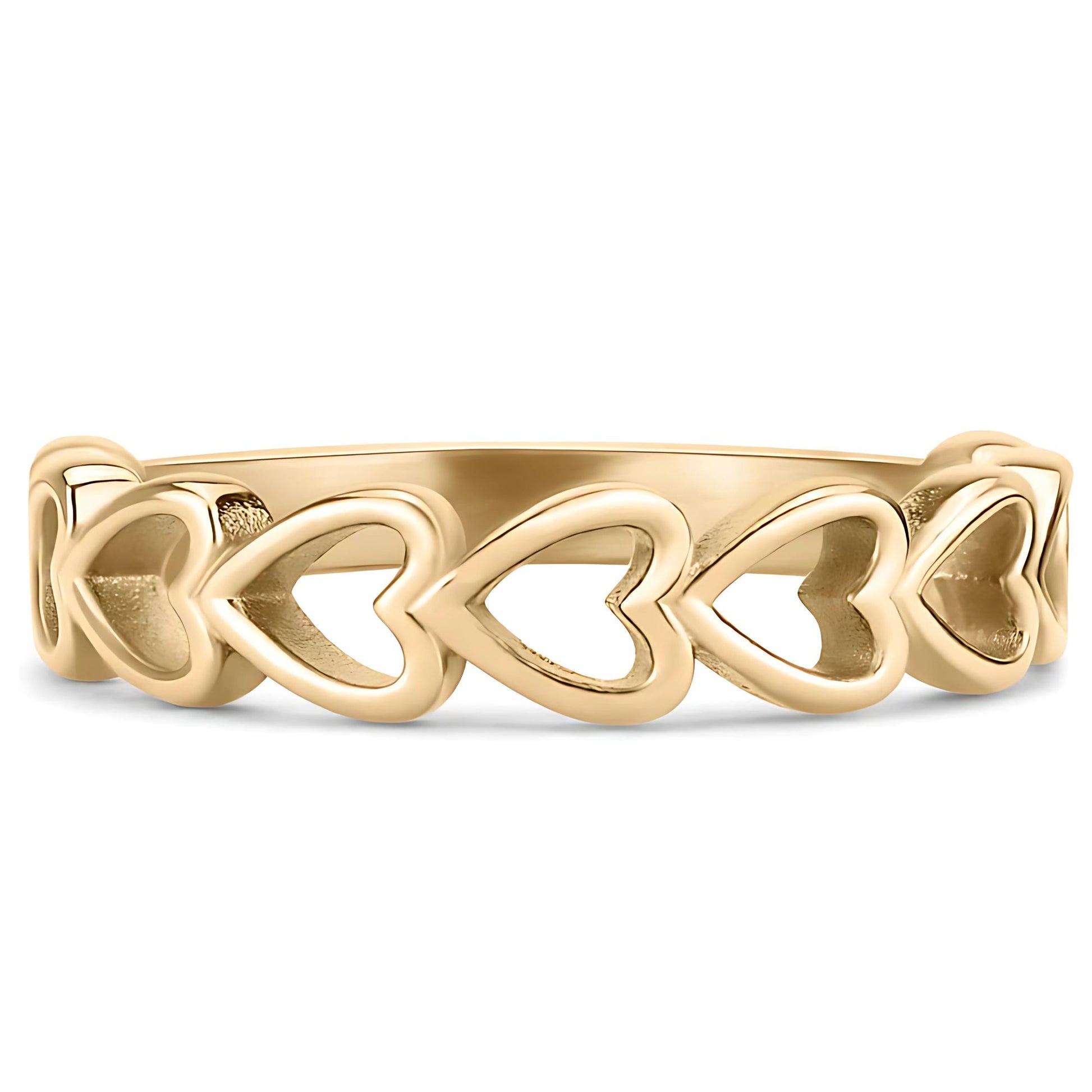 HeartHalfEternityRingforWomenAnniversaryGoldoverStainlessSteelWeddingBandbyGingerLyne_Gold-1