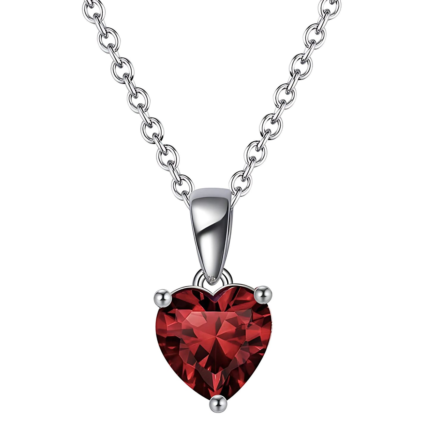 BirthstoneHeartNecklaceforWomenSolitaireCzSterlingSilverGingerLyneCollection_Red-July-1