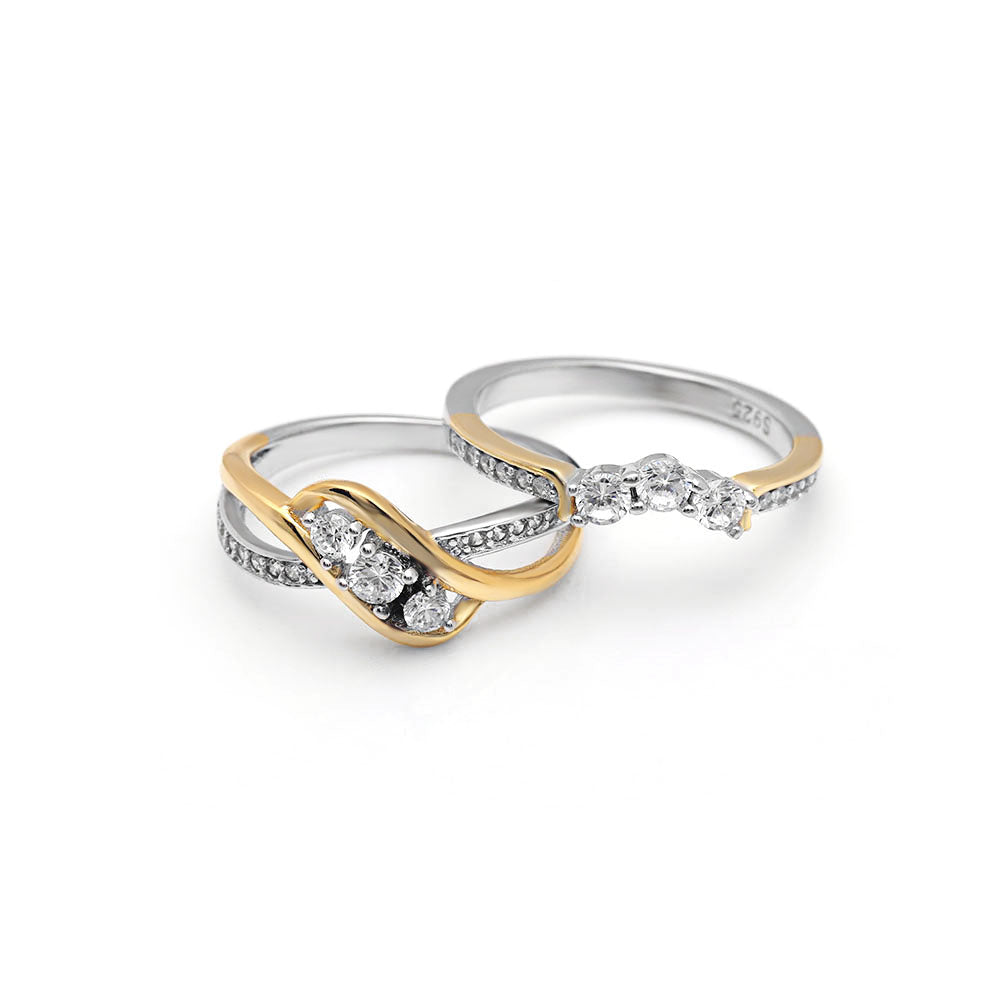 PadenWeddingRingSetforWomen3StoneEngagementBridalBandSterlingSilverGingerLyne_Gold-5