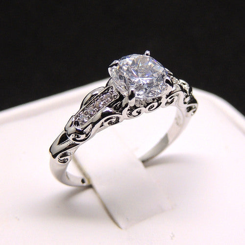 OliviaEngagementRingCubicZirconiaWgoldPlatedWomensGingerLyneCollectionSize5_Silver-3