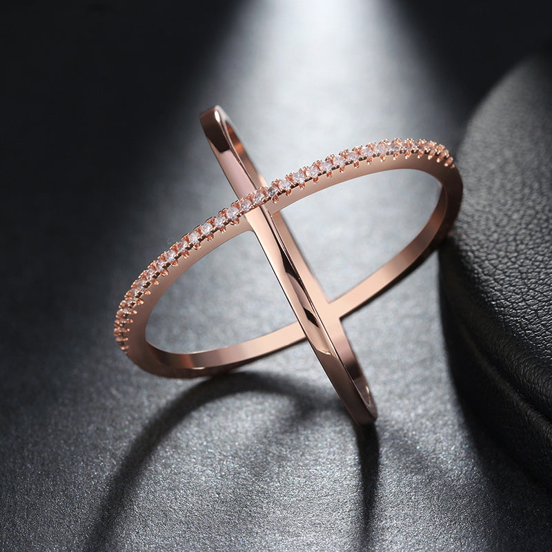 InfinityRingforWomenCrisscrossMicroPaveCzGoldPlatedGingerLyneCollection_Rose-3