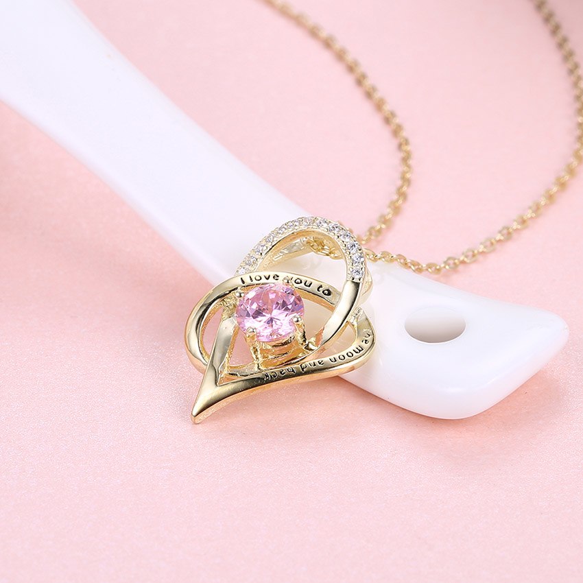 MoonHeartPendantNecklaceforWomenCubicZirconiaSterlingSilverGingerLyneCollection_Gold-4