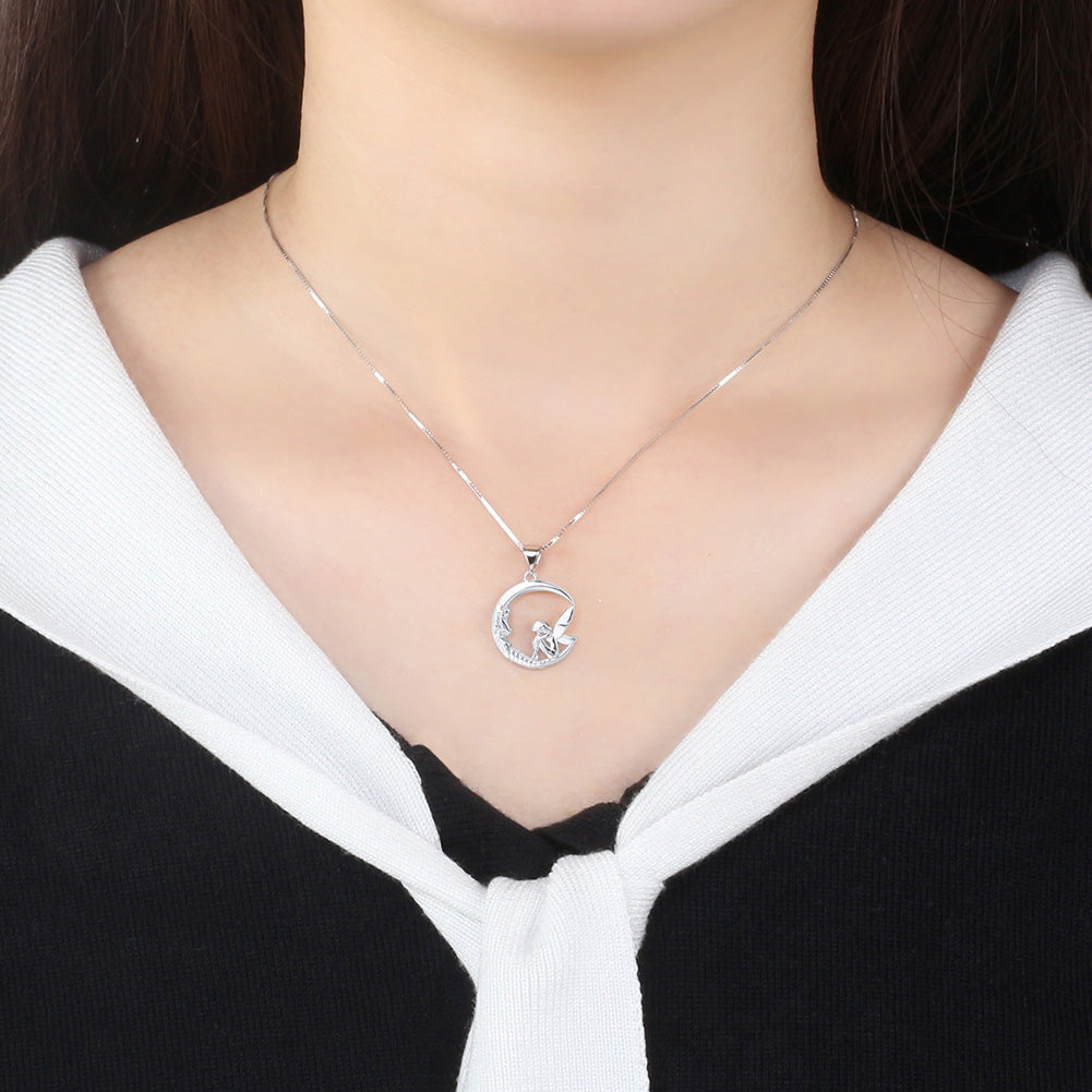 FairyMoonPendantChainNecklaceforWomenSterlingSiverGingerLyneCollection_Silver-5