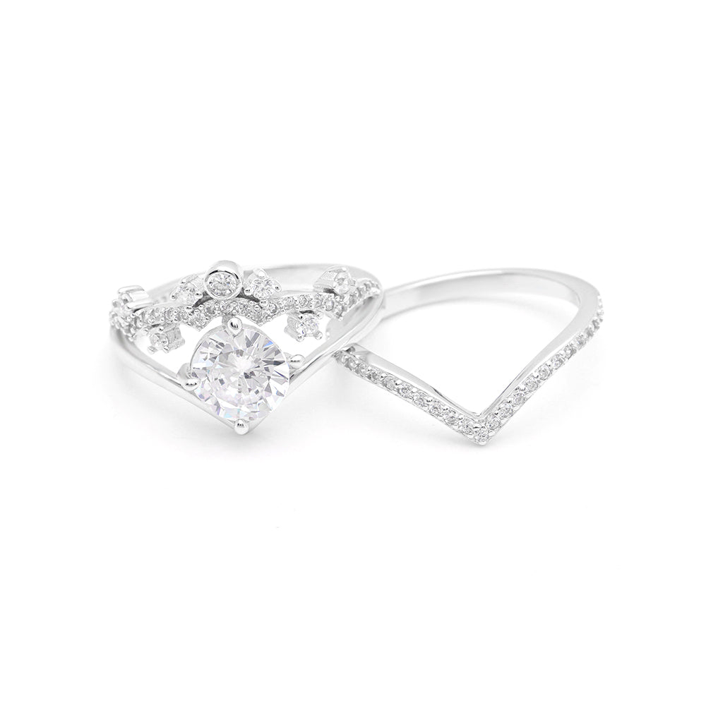 LyonaWeddingRingSetWomenCzSterlingSilverBridalEngagementMatchingBandGingerLyneCollection_Clear-4