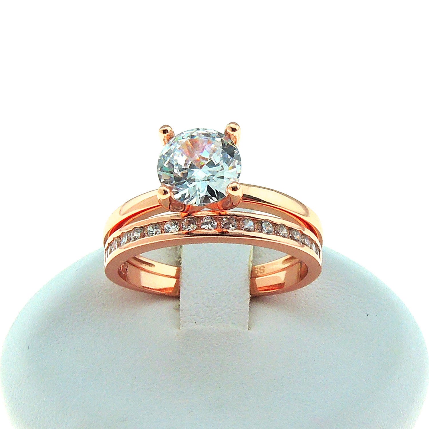EnvyWeddingRingSetforWomen1.25CtSolitaireEngagementMatchingBandGingerLyneCollection_RoseSet-3