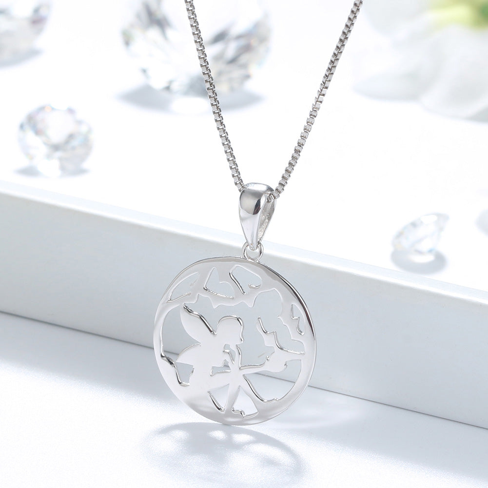FairySterlingSilverPendantChainNecklaceWomenWhimsicalFairiesGingerLyneCollection_Silver-4