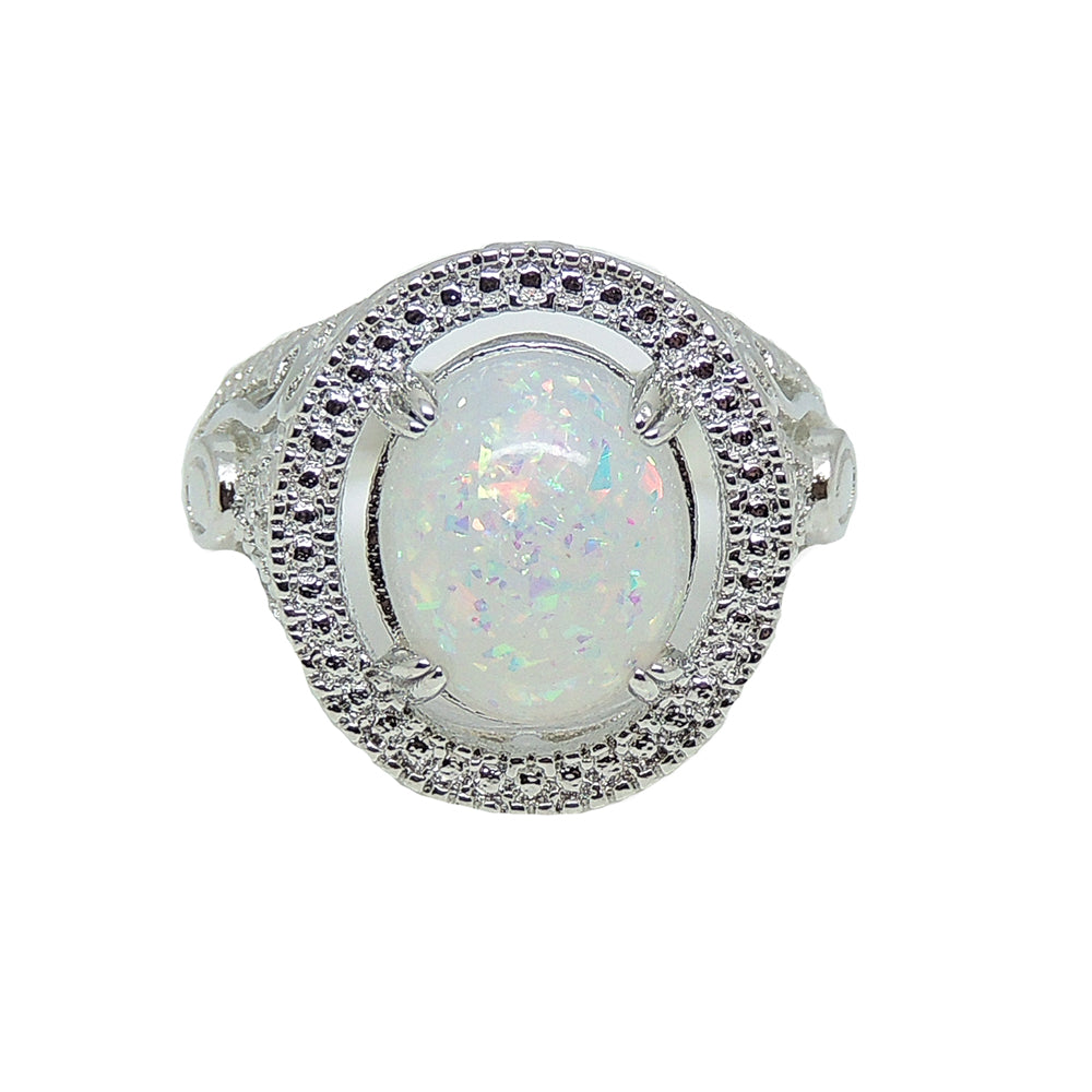 GenevaStatementRingOvalFireOpalRingforWomenGingerLyneCollection_Silver-6