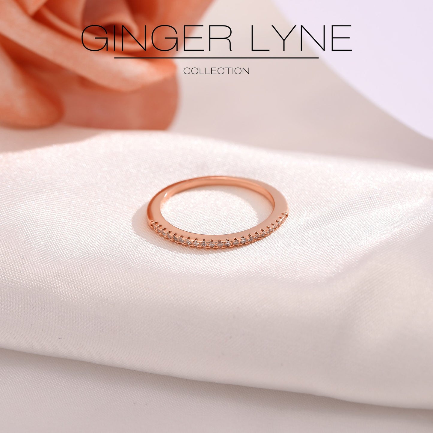 ThinWeddingBandforWomenSterlingSilverCZAnniversaryHalfEternityBandStackablebyGingerLyne_Gold-8