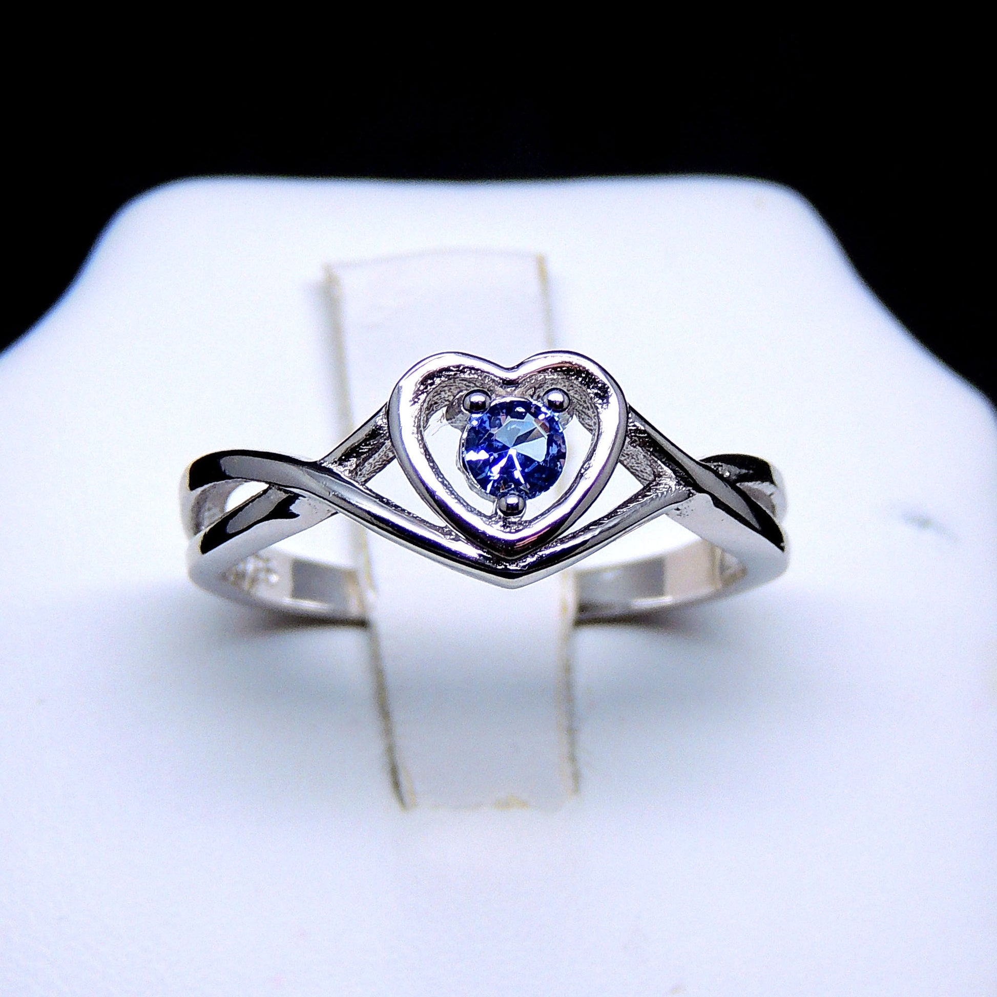ChristineEngagementRingforWomenPromiseHeartBirthstoneCzSterlingSilverbyGingerLyne_December-Blue-2