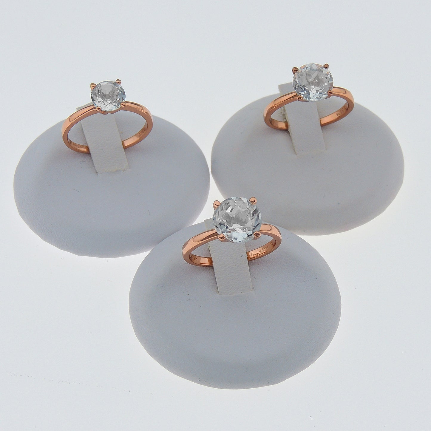 AmoreEngagementRingWomen1,2or3CtTopazSterlingGingerLyneCollection_Rose1Carat-5