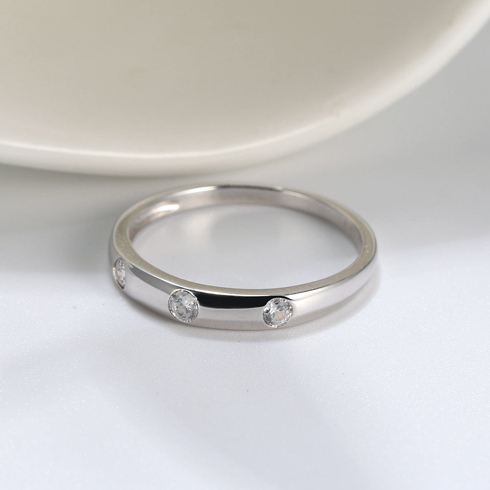 WeddingBridalBandRingforWomenSterlingSilverCzGingerLyneCollection_Silver-3