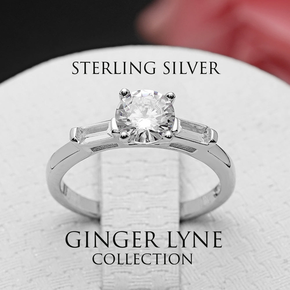 DioneEngagementRingSterlingSilverCzBridalWomensGingerLyneCollection_Silver-4