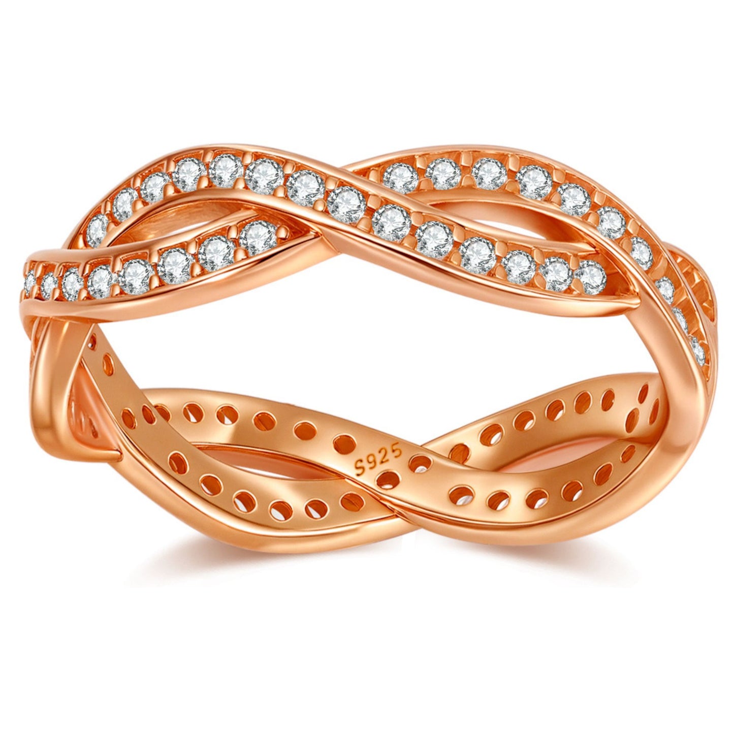 LyraEternityRingsforWomenStackableTwistWeddingBandsCZSterlingSilverGingerLyne_Rose-1