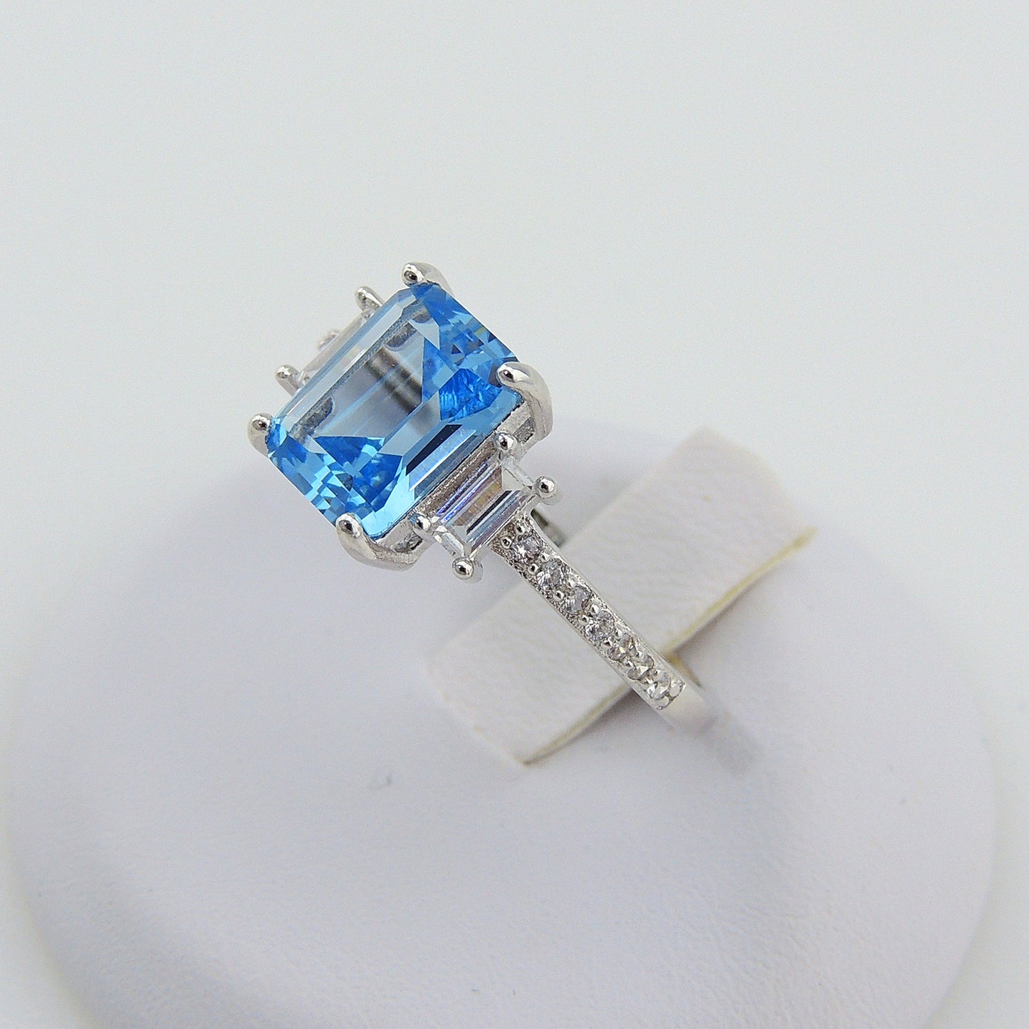 RuthanaEngagementRingCreatedBlueTopazSilverWomensGingerLyneCollection_Blue-4