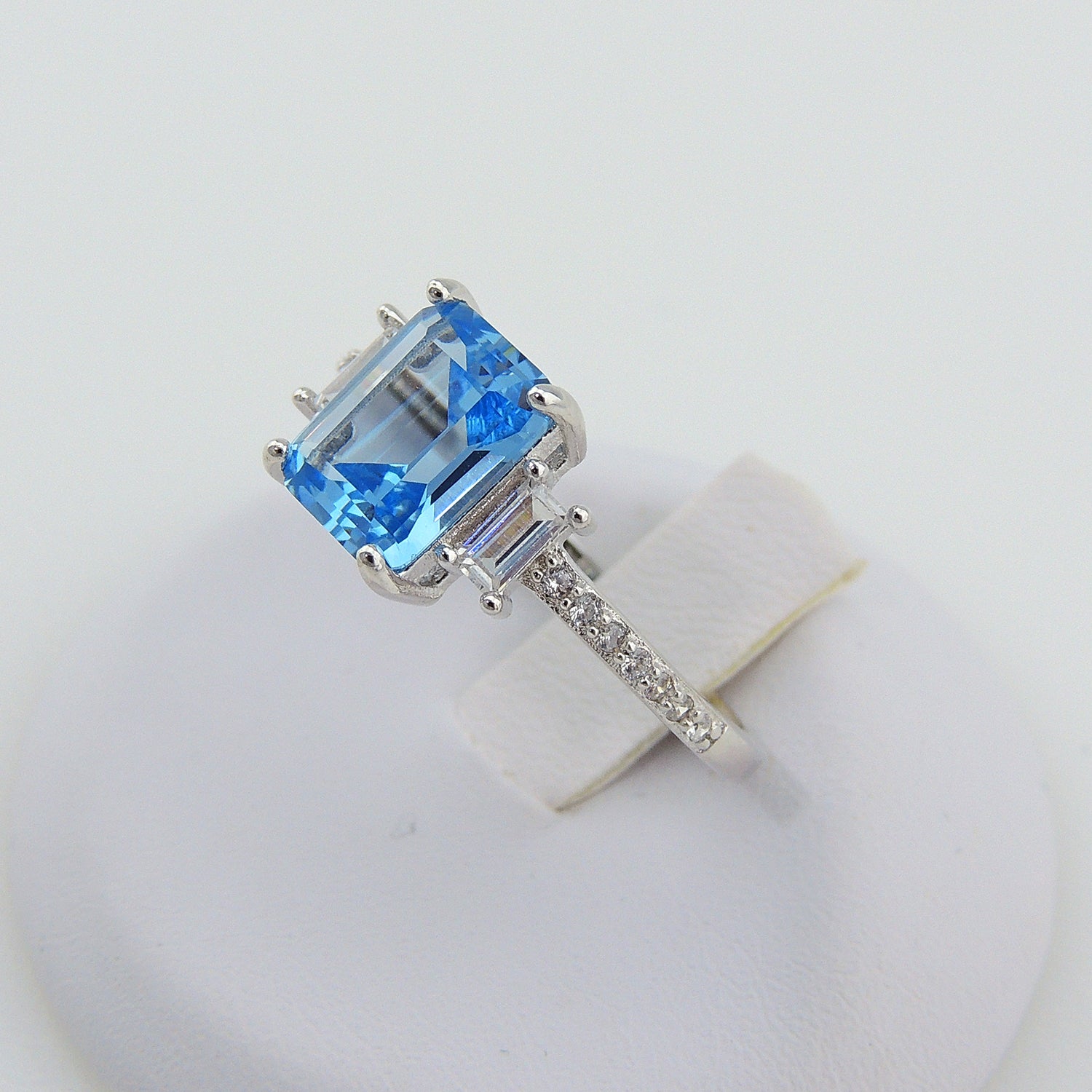 RuthanaEngagementRingCreatedBlueTopazSilverWomensGingerLyneCollection_Blue-4