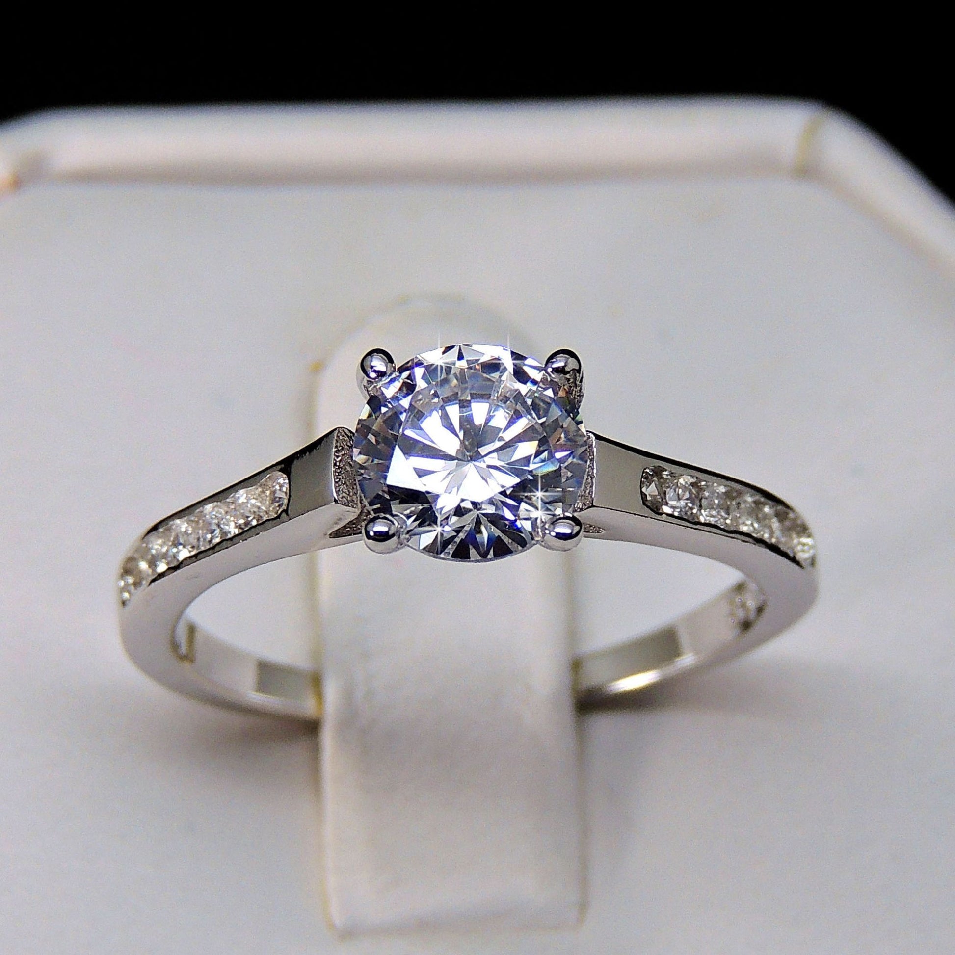 VictoriaEngagementRingSterlingSilverSolitaireWomensGingerLyneCollection_Silver-4