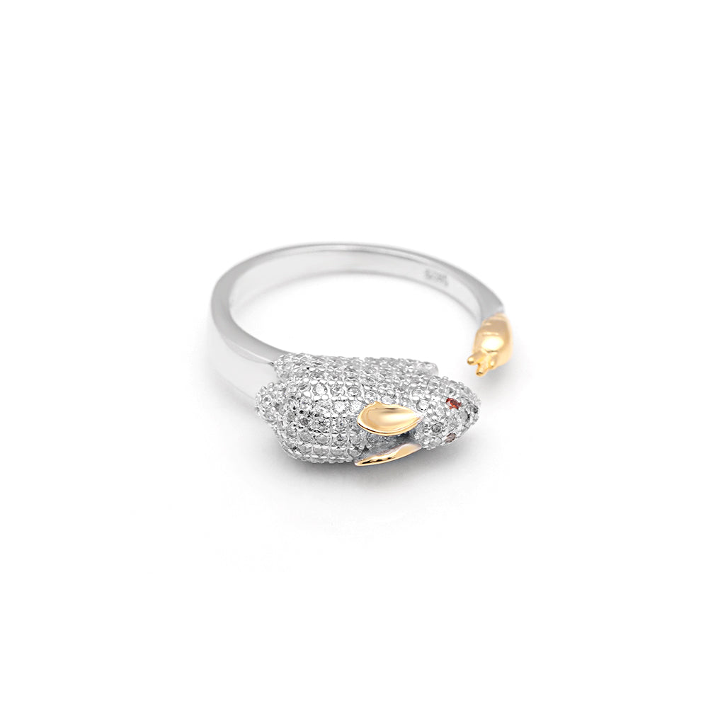 BunnyCarrotWrapRingforWomenSterlingSilverZirconiaGingerLyneCollection_Clear-3