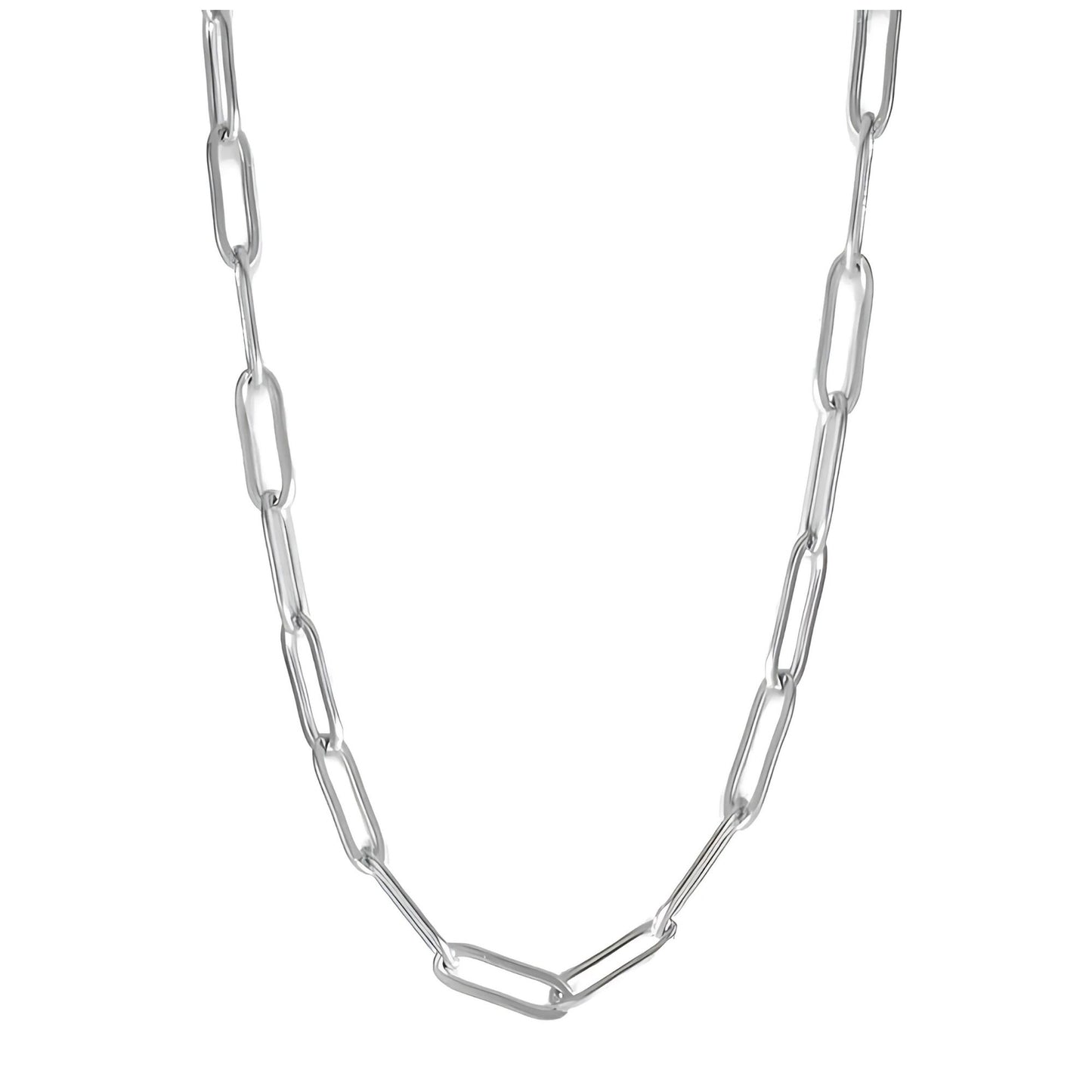 PaperclipChainNecklaceorBraceletforWomenorMenStainlessSteelGingerLyneCollection_Gold-2