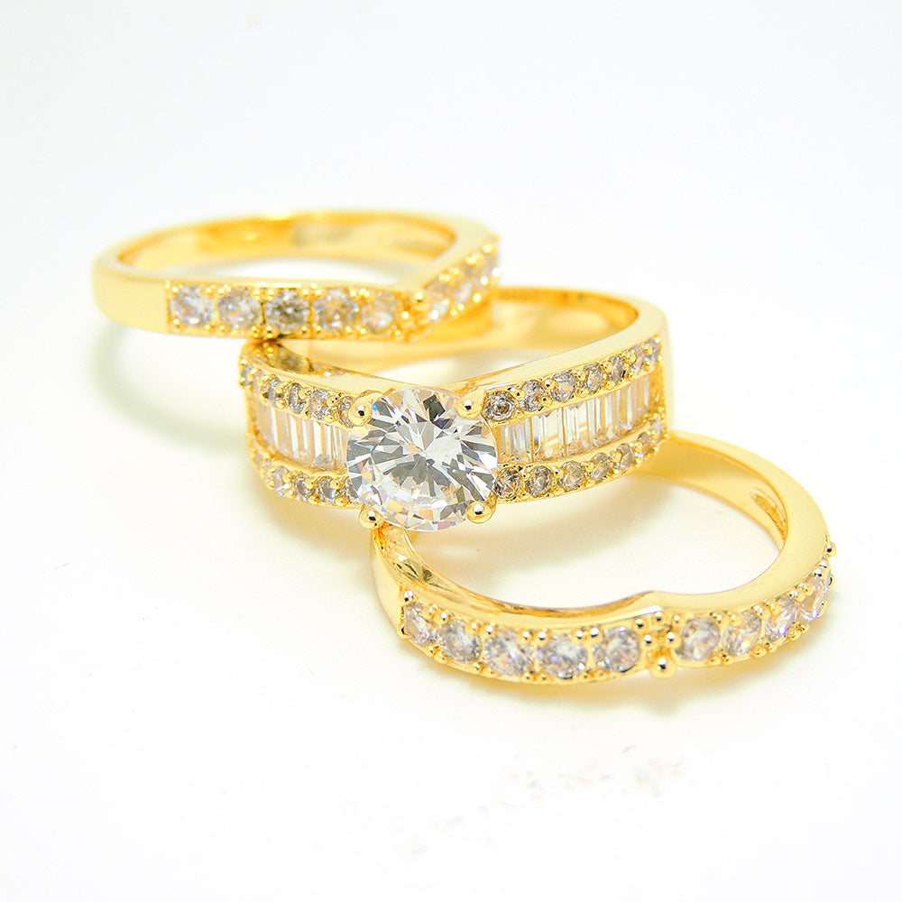 EnchanmentWeddingRingSetforWomen3pcCzEngagementMatchingBandGingerLyneCollection_Gold-6